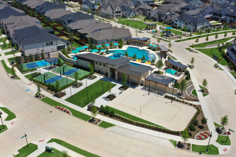 Sport Court Amenity Center The Parks at Wilson Creek community in Celina