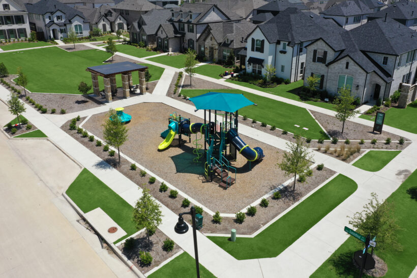 Playground Park in The Parks at Wilson Creek community in Celina