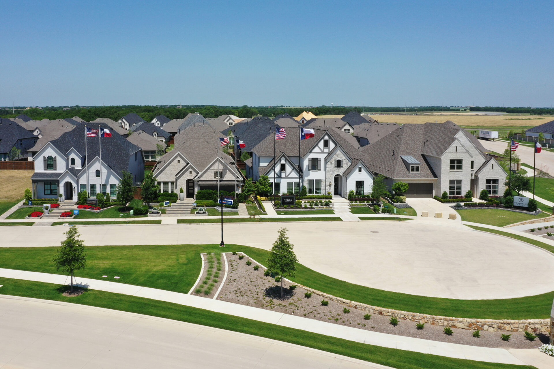 Model Homes in The Parks at Wilson Creek community in Celina