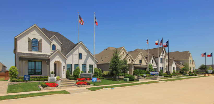 Model Homes in The Parks at Wilson Creek community in Celina