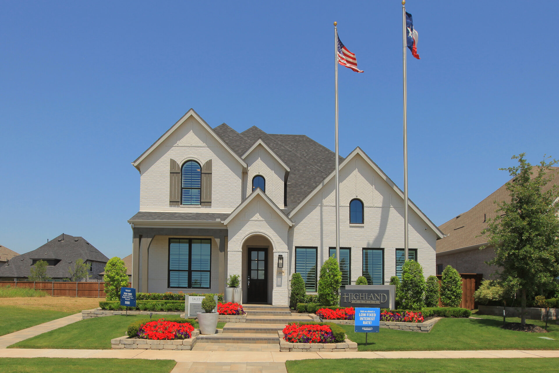 Highland Homes 50' model in The Parks at Wilson Creek community in Celina