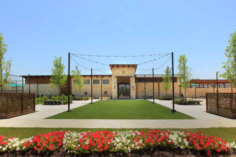 Event Lawn in The Parks at Wilson Creek community in Celina