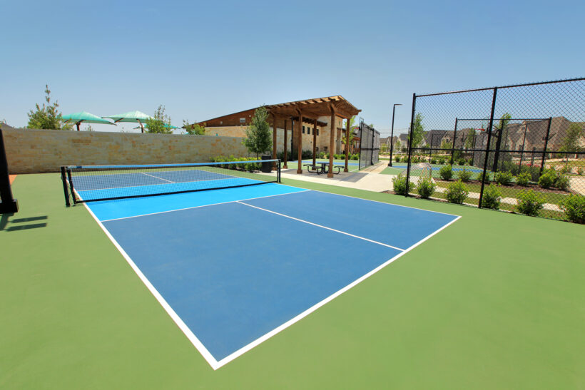 Pickleball Court in The Parks at Wilson Creek community in Celina